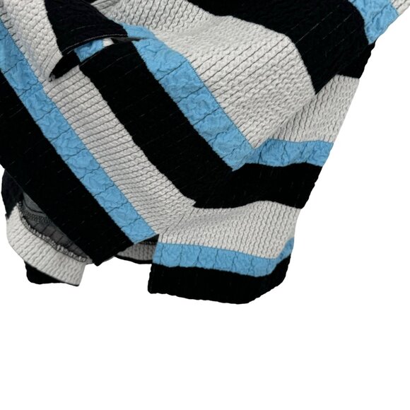 Cheryl Nash Women's size  XL Striped Button-Up knit Jacket knit - Picture 4 of 10